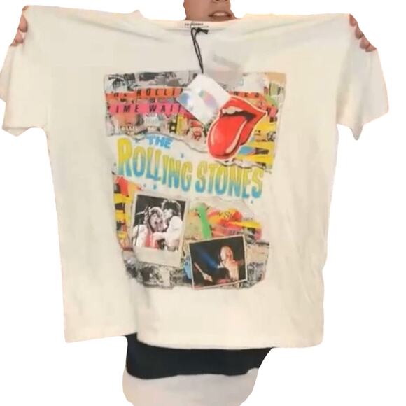 DAYDREAMER Rolling Stones Time Waits for No One Tee One Size New w/ Tag MSRP $88 - Picture 7 of 8